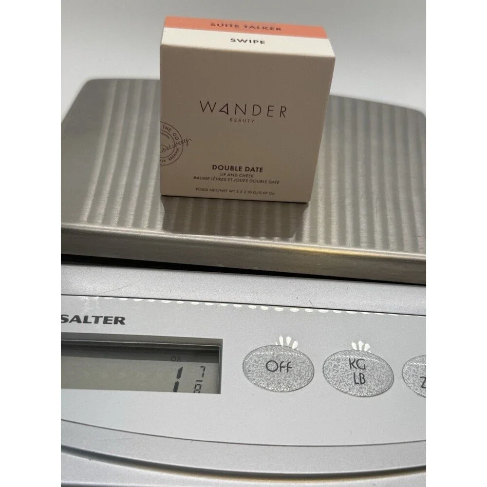 Wander Beauty Double Date Lip Cheek Duo Suite Talker/Swipe 2.10g NIB, Face Brush